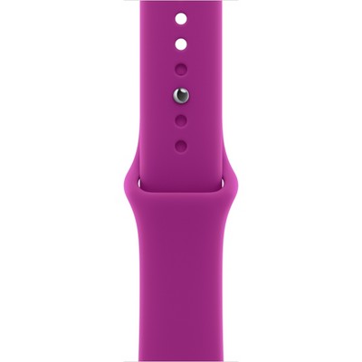 Apple Watch Series 12 42mm GPS Light Gold Aluminum Case with Magenta Sport Band SM/ML - фото 105081