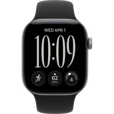 Apple Watch Series 12 42mm GPS Space Gray Aluminum Case with Space Gray Sport Band SM/ML - фото 105151