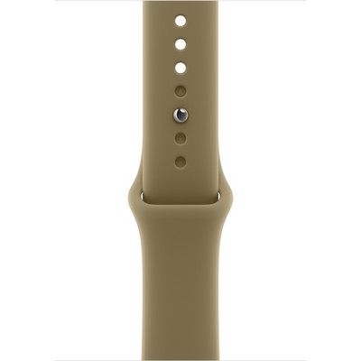 Apple Watch Series 12 46mm GPS Black Aluminum Case with Olive Sport Band SM/ML - фото 105220