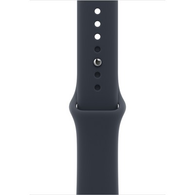 Apple Watch Series 12 46mm GPS Space Gray Aluminum Case with Navy Blue Sport Band SM/ML - фото 105227
