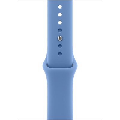 Apple Watch Series 12 46mm GPS Dark Bronze Aluminum Case with Wildflower Blue Sport Band SM/ML - фото 105203