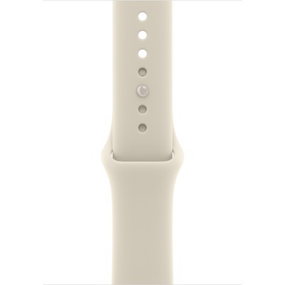 Apple Watch Series 12 46mm GPS + Cellular Pearl White Ceramic Case with Sand Sport Band SM/ML - фото 105314
