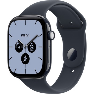 Apple Watch Series 12 46mm GPS + Cellular Night Blue Ceramic Case with Navy Blue Sport Band SM/ML - фото 105315