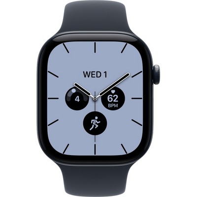 Apple Watch Series 12 46mm GPS + Cellular Night Blue Ceramic Case with Navy Blue Sport Band SM/ML - фото 105316