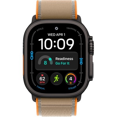 Apple Watch Ultra 4 49mm GPS + Cellular Black Titanium Case with Sand Trail Loop SM/ML - фото 105326