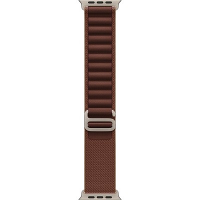 Apple Watch Ultra 4 49mm GPS + Cellular Natural Titanium Case with Burgundy Alpine Loop S/M/L - фото 105345