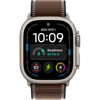 Apple Watch Ultra 4 49mm GPS + Cellular Natural Titanium Case with Dark Umber Trail Loop SM/ML - фото 105350