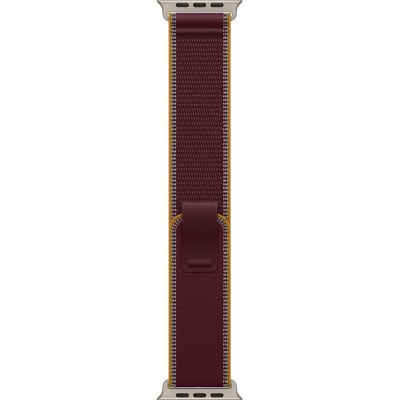 Apple Watch Ultra 4 49mm GPS + Cellular Natural Titanium Case with Burgundy Trail Loop SM/ML - фото 105354