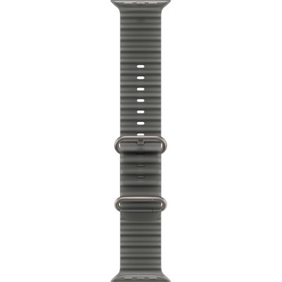 Apple Watch Ultra 4 49mm GPS + Cellular Natural Titanium Case with Translucent Natural Ocean Band - фото 105368