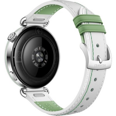 Huawei Watch GT 7 41mm White and Green Composite Leather Strap - фото 105844