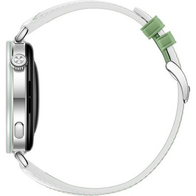 Huawei Watch GT 7 41mm White and Green Composite Leather Strap - фото 105846