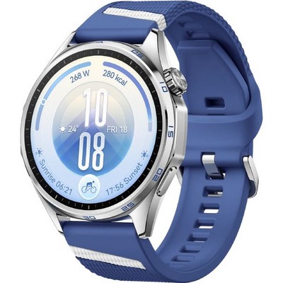 Huawei Watch GT 7 46mm Blue EasyCross Fluoroelastomer Strap - фото 105847