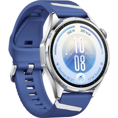 Huawei Watch GT 7 46mm Blue EasyCross Fluoroelastomer Strap - фото 105849