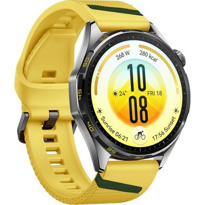 Huawei Watch GT 7 46mm Yellow EasyCross Fluoroelastomer Strap - фото 105861