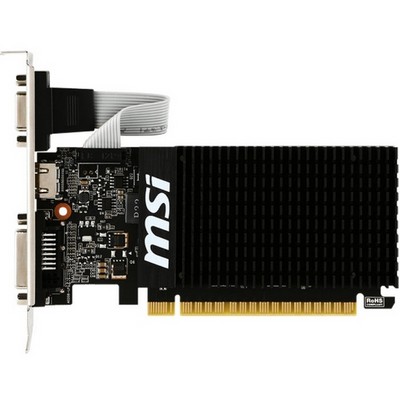 MSI nVidia GeForce GT 710 2048Mb, DDR3 GT 710 2GD3H LP - фото 107006
