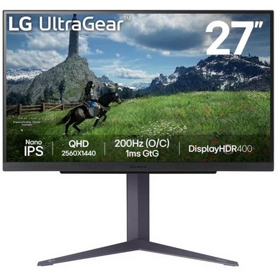 LG UltraGear 27GS85Q-B 27" Black 1ms HDMI, DisplayPort - фото 107062