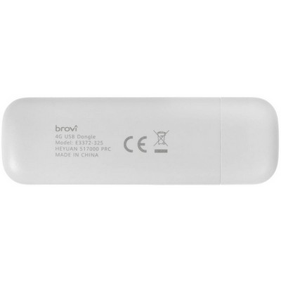 Модем 3G, 4G Huawei Brovi E3372-325 LTE USB белый - фото 107097