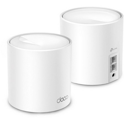 Беспроводной маршрутизатор TP-Link Mesh Deco X10 802.11ax, AX1500, 2xLAN (2-pack) - фото 107171