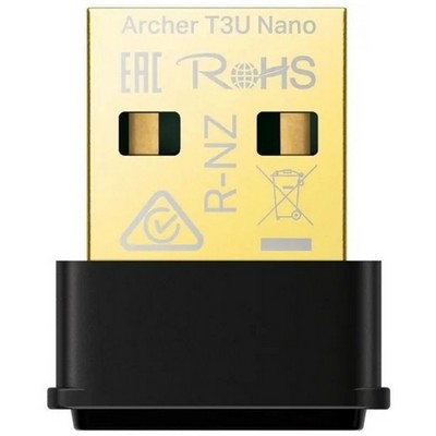 Беспроводной адаптер TP-Link Archer T3U Nano 802.11a/b/g/n/ac 1267Mbps, USB - фото 107212