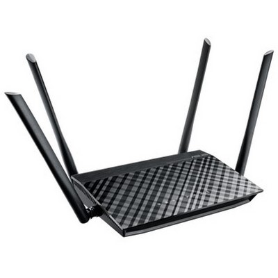 Беспроводной маршрутизатор ASUS RT-AC1200, 802.11ac, 1167Мбит/с, 2,4 ГГц и 5ГГц, 4xLAN, 1xUSB2.0 - фото 107221