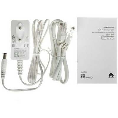 Беспроводной маршрутизатор Huawei YGJN- BE33-20 BE3 Pro Wi-Fi 802.11be 2.4+5 ГГц 3570 Мбит/с черный - фото 107377