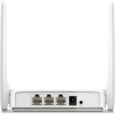 Беспроводной маршрутизатор Mercusys AC10, Wi-Fi 5 802.11ac 1167Мбит/с, 2.4+5ГГц, 4xLAN, 1xWAN белый - фото 107385