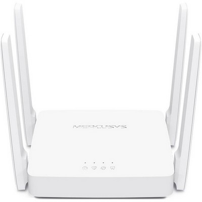 Беспроводной маршрутизатор Mercusys AC10, Wi-Fi 5 802.11ac 1167Мбит/с, 2.4+5ГГц, 4xLAN, 1xWAN белый - фото 107386