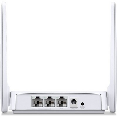 Беспроводной маршрутизатор Mercusys MR20, Wi-Fi 5 802.11ac 750Мбит/с, 2.4+5ГГц, 2xLAN, 1xWAN белый - фото 107391