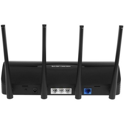 Беспроводной маршрутизатор Mercusys MR27BE, Wi-Fi 7 802.11be 3568Мбит/с, 2.4+5ГГц, 3xGLAN, 1xGWAN чёрный - фото 107399