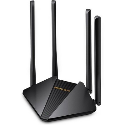 Беспроводной маршрутизатор Mercusys MR30G, Wi-Fi 5 802.11ac 1167Мбит/с, 2.4+5ГГц, 2xGLAN, 1xGWAN чёрный - фото 107405