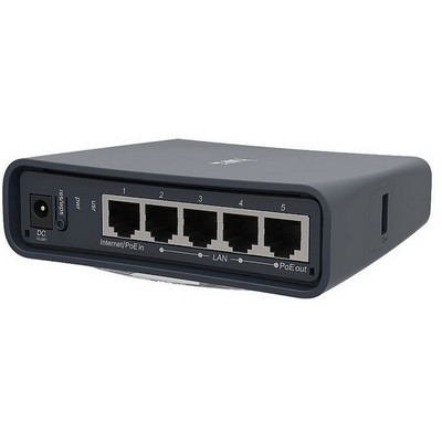 Беспроводной маршрутизатор MikroTik hAP AC lite TC RB952Ui-5ac2nD-TC 802.11ac 733Mbps 5xLAN - фото 107433