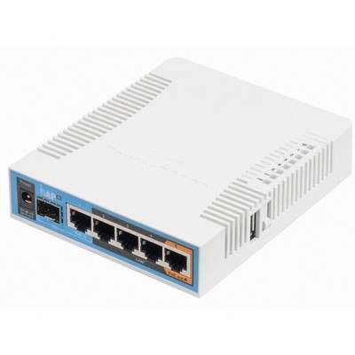 Беспроводной маршрутизатор MikroTik hAP AC RB962UiGS-5HacT2HnT 802.11ac 5xGLAN - фото 107435