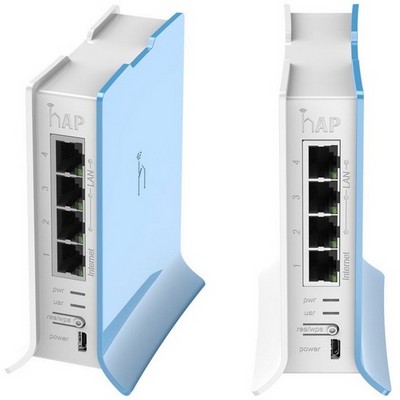 Беспроводной маршрутизатор MikroTik hAP lite TC RB941-2nD-TC 802.11n 300Mbps 4xLAN - фото 107443