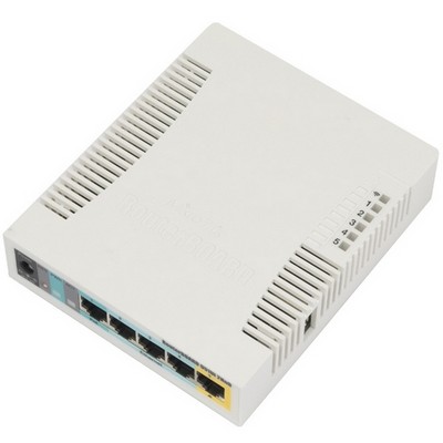 Беспроводной маршрутизатор MikroTik RB951Ui-2HnD 802.11n 300Mbps 5xLAN - фото 107449