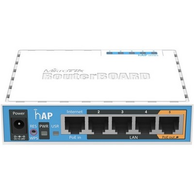Беспроводной маршрутизатор MikroTik RB951Ui-2nD 802.11n 300Mbps 4xLAN - фото 107452