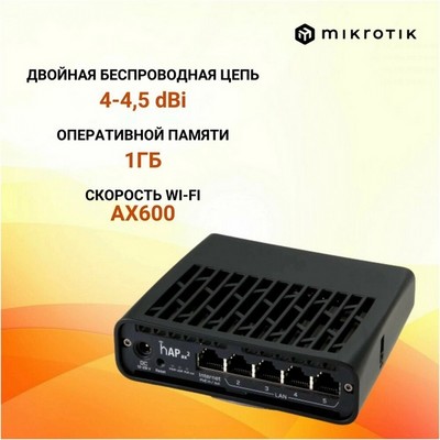 Маршрутизатор C52iG-5HaxD2HaxD-TC 802.11ax 5xGbLAN - фото 107463
