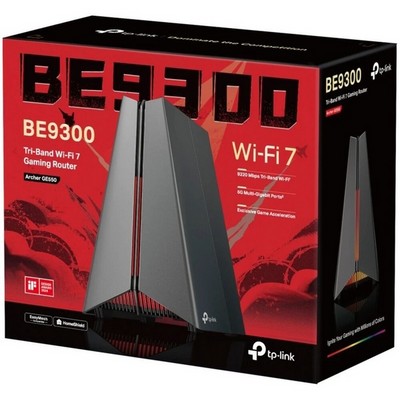 Беспроводной маршрутизатор TP-LINK Archer GE550, Wi-Fi 7 802.11be, 5760Мбит/с, 2.4ГГц и 5ГГц, 6ГГц, 4xLAN, 1xWAN - фото 107741