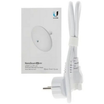 Точка доступа Ubiquiti NanoBeam 5AC Gen2 NBE-5AC-Gen2-EU - фото 107859