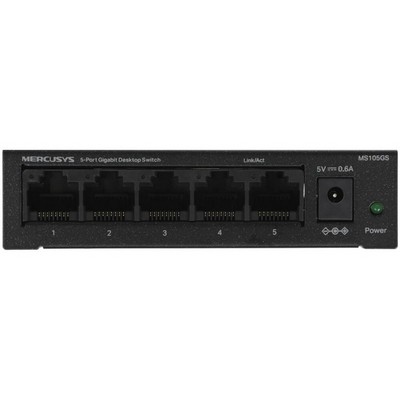 Коммутатор Mercusys MS105GS 5 ports 10/100/1000Mbps неуправляемый - фото 107918