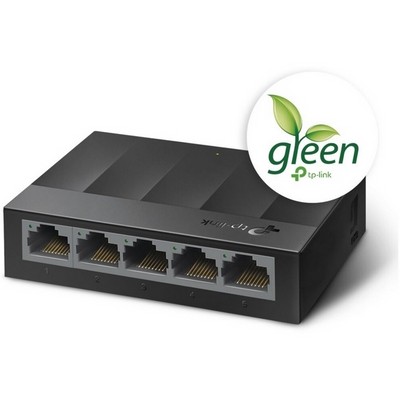 Коммутатор TP-Link LS1005G 5 ports 10/100/1000Mbps - фото 107963