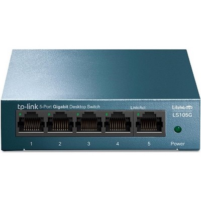 Коммутатор TP-Link LS105G 5 ports 10/100/1000Mbps - фото 107972