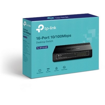 Коммутатор TP-Link TL-SF1016D 16 ports 10/100Mbps - фото 107997