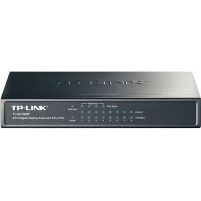 Коммутатор TP-Link TL-SG1008P 8 ports 1000Mbps PoE - фото 108011