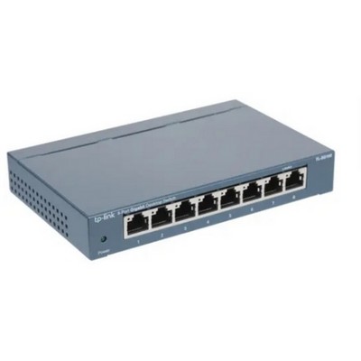 Коммутатор TP-LINK TL-SG108 8 ports 1000BASE-T - фото 108015