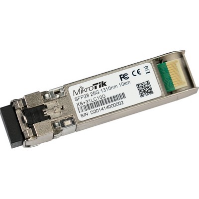 Модуль для коммутатора MikroTik XS+31LC10D SFP/SFP+/SFP28 module 1/10/25G SM 10km 1310nm - фото 108066