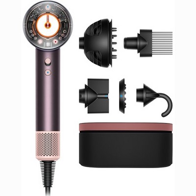 Фен Dyson SuperSonic Nural Straight+Wavy HD16 Jasper Plum с кейсом - фото 108858