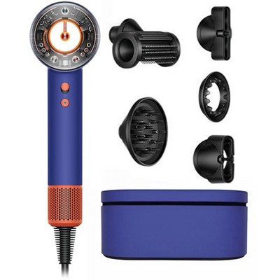 Фен Dyson Supersonic Nural Straight+Wavy HD16 Vinca Blue Topaz с кейсом - фото 108912