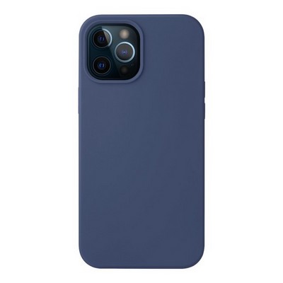 Чехол-накладка силикон Deppa Liquid Silicone Case D-87717 для iPhone 12 Pro Max (6.7") 1.7мм Синий - фото 38445