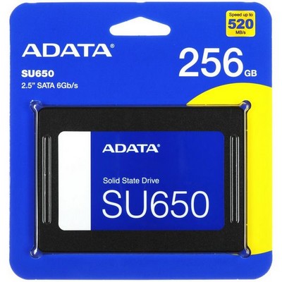 Накопитель 2.5" 256Gb A-Data Ultimate SU650 ASU650SS-256GT-R SATA3 - фото 109103