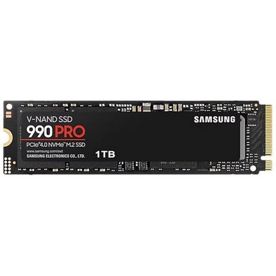 Накопитель SSD M.2 2280 PCI-E 4.0 x4 1000Гб Samsung 990 Pro ( MZ-V9P1T0BW ) - фото 109120